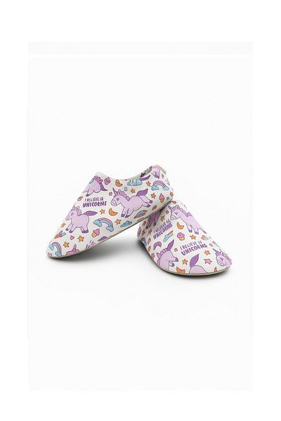 Little Flippers Non-Slip Sole Unisex Baby Kids Sea Shoes Pool Booties - Unicorn