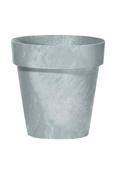 Prosperplast وعاء زهور بلاستيكي متين بتصميم مكعب خرساني سعة 12 لترًا