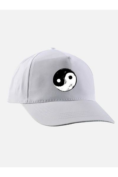 Özcan Tasarım Kindness Symbol Printed Hat - Hat with Good and Evil Logo