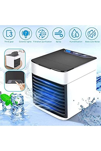 Generic Personal Air Conditioner, Quiet USB Air Cooler with 3-Speed, Mini Air Conditioner with LED