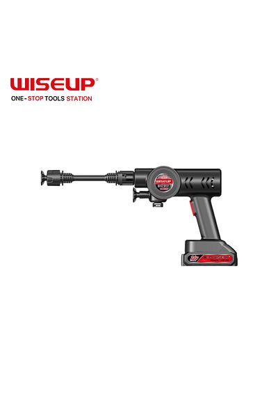 WISEUP ماكينة غسيل بطارية علبة بلاستيك تحتوي على الشاحن و بطارية واحدة