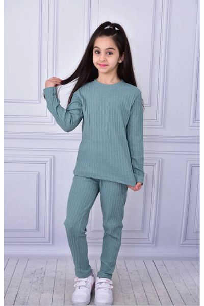 ruhaay seasonal cotton long-sleeved chain braided female child bottom top suit