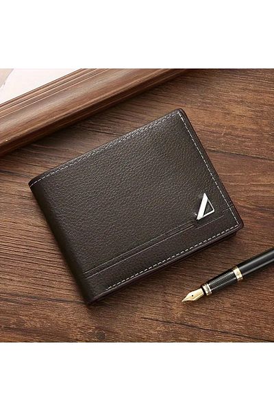 Hilosh Classic Style Brown Men's Wallet – Suitable for Daily Use