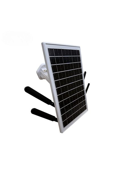 ambrasmart Solar 4G WiFi 6 Router, SIM compatible, 25600mAh battery, waterproof, white