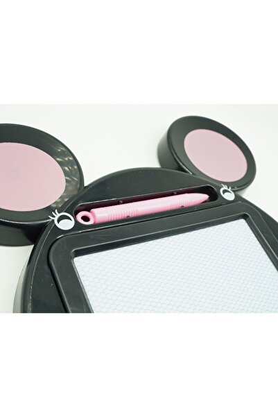 Bibilel Kids Bibilel Magnetic Drawing Board with Stylus - Mouse Shape, 23 x 26.5 cm, Black