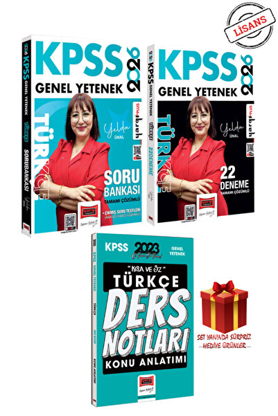 Yargı Yayınları KPSS 2026 Lisans Yelda Ünal Soru Bankası+22 Deneme+Kısa ve Öz...