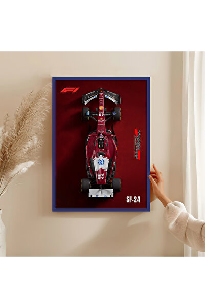 HOMEPACK AHŞAP ÇERÇEVELİ TABLO ÇERÇEVELİ POSTER FORMULA1 DUVAR DEKORU TK/1472