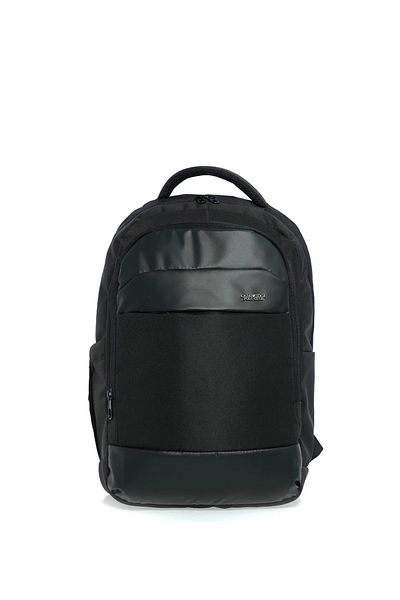 GNS Black Water Blower Fabric Backpack Suitable for All School Groups Black Laptop Compartment 1St Quality Material