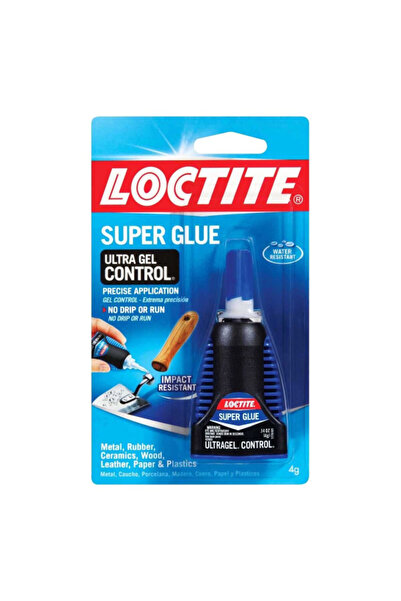 LOCTİTE Ultra Gel Control Rubber-Toughened Moisture-Resistant Super Glue 4g