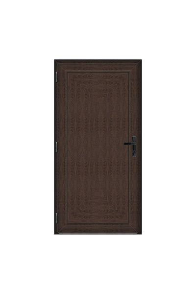 Klass 80x190cm left 6cm 4 Full Panel door PVC and insulating glass wenge (tobacco) chambers panel