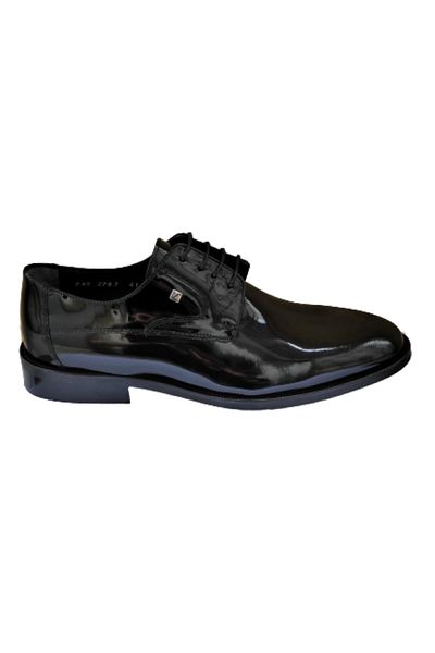 Fosco 2787 Pantofi clasici pentru bărbați din piele lacuită neagră