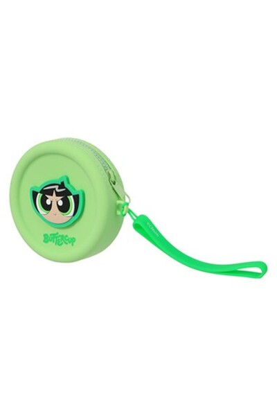 Miniso Powerpuff Girls Lisanslı Silikon Bozuk Para Çantası - Buttercup