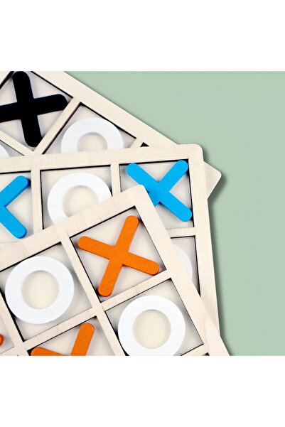 Flippy Παιχνίδι Montessori Tic Tac Toe, Flippy, Διαδραστικό, X and O, Μαύρο Λευκό