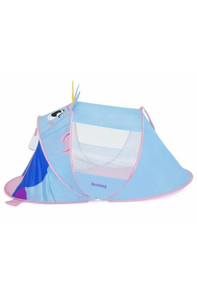 BESTWAY Cort de plaja, Bestway, Unicorn, Cu 2 ferestre din plasa, 182x96x81 cm, 2 ani+, Multicolor
