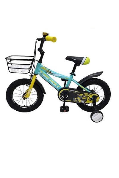 rexa Kids Bicycle with Storage Basket & Training Wheels – Size 14