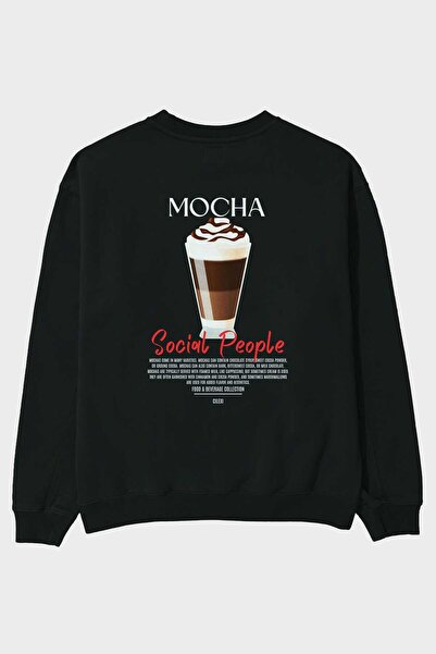 Ankhises Мъжка и дамска унисекс суитшърт с голям размер, с печат на гърба в ц...