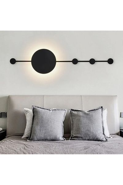 LUXXO LED Wall Light/Coat Rack, 6W, Warm Light, 105x25x8cm, Buttons