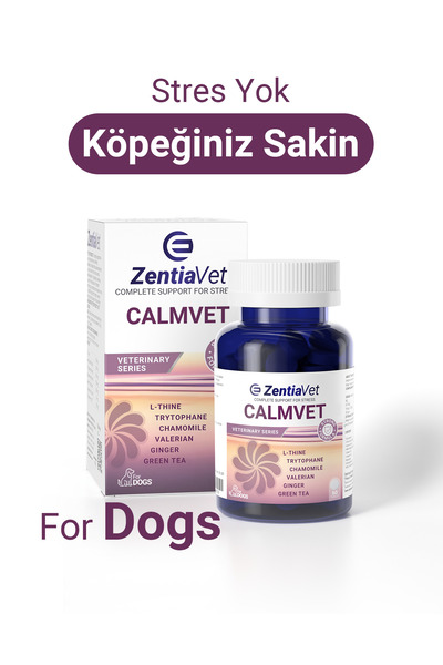 zentiavet CALMVET Köpek 60 Tablet Calming, Rahatlatıcı, Stres, Anksiyete, Eng...