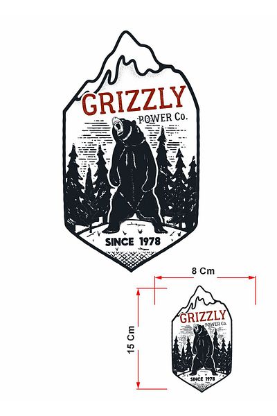 stickerusta Offroad Bear Camping Caravan Car Auto Motorcycle Sticker 00047