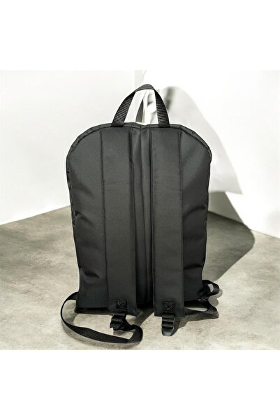 Moserini Unisex Lightweight Black Backpack with Pockets - Stylish, Basic, Casual, School, Travel Waterproof