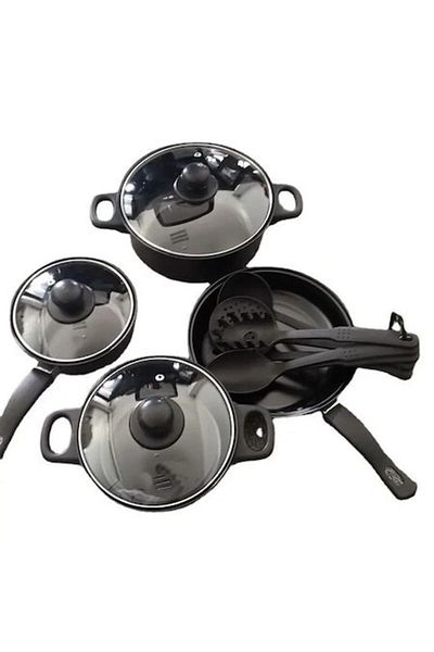 OEM Set of pots, 13 pieces made of granite and aluminum + kitchen utensils