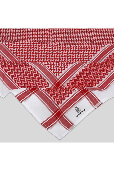 alwastta Classic red shemagh for travelers