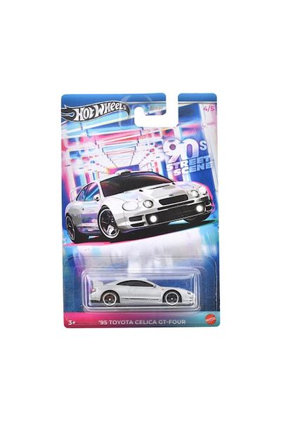 HOT WHEELS Mașină metalică Hot Wheels, scenă stradală din anii '90, Toyota Celica GT-Four '95