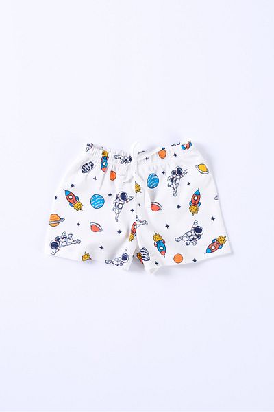 Bondberro Interlock Combed Cotton Baby Boy Shorts 100% Cotton