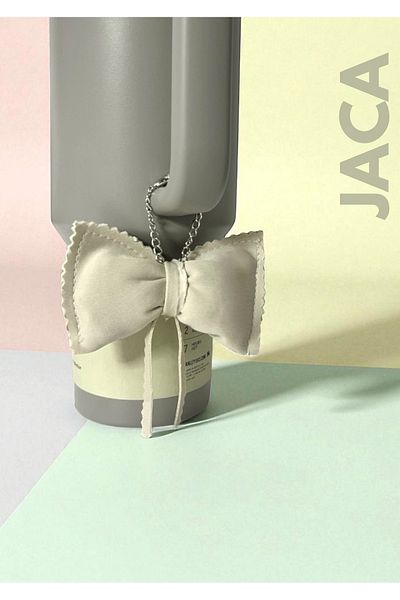 JACA Thermos Charm/ Tumbler Charm/ Bow Bag Ornament/ Thermos Ornament/ Thermos Accessory