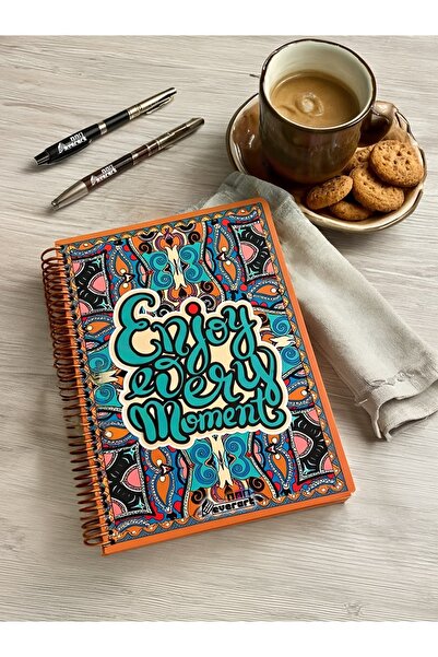 everart Defter 17x24 120 Yaprak Kareli Sipiralli Sert Kapak