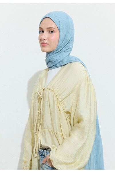 Fresh شال من القطن والكتان، خبز السحابة