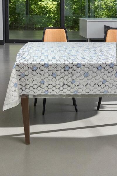 Pimula home Pvc Διαφανές επικαλυμμένο μανταλάκι με δυνατότητα διαγραφής τραπεζομάντιλο μαργαρίτα 62-B