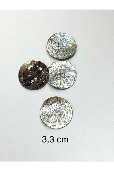 karantuhafiye مجموعة أزرار عمل إيطالية مكونة من 4 قطع مقاس 3.3 سم