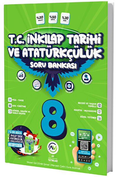 Av Akıllı Versiyon Yayınları Av Yayınları 8. Sınıf İnkılap Tarihi ve Atatürkç...