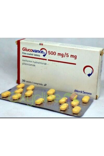 MERCK Glucovance 5/500 mg 30 Tablets