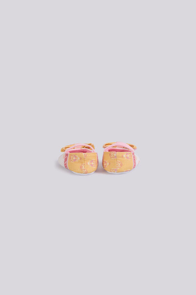 Layette Baby Girl Patterned Bootees