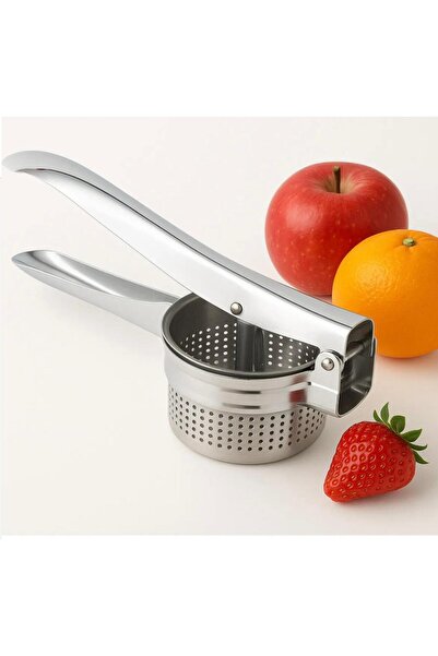 PAMPA 🥔 Paslanmaz Çelik Hazneli Patates Ezici – Kolay Püre, Zahmetsiz Lezzet!