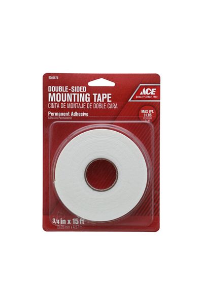 ACE Double Sided Mounting Tape 3/4 Inch x 15ft