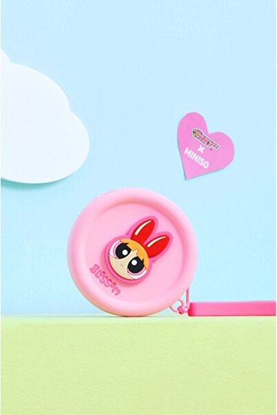 Miniso Powerpuff Girls Lisanslı Silikon Bozuk Para Çantası - Blossom