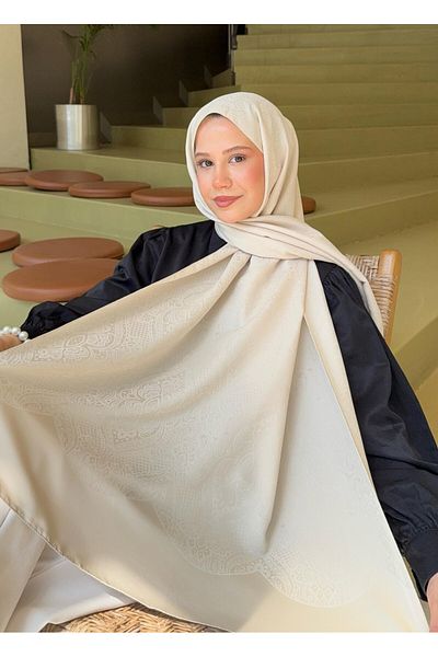 Mira İpek Şal jacquard cu model diamant
