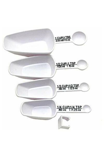 Chef Craft 4-Piece Measuring Scoop and Spoon Combination Set