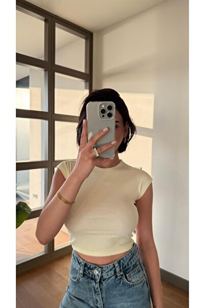 Dar Basic Sarı T-Shirt