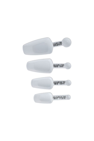 Chef Craft 4-Piece Measuring Scoop and Spoon Combination Set