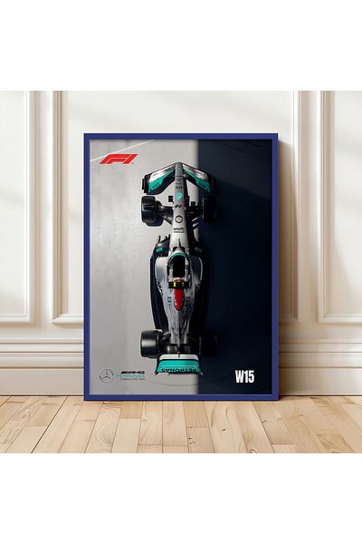 HOMEPACK ΠΙΝΑΚΑΣ ΜΕ ΞΥΛΙΝΟ ΣΚΕΛΟΣ ΠΙΝΑΚΑΣ ΑΦΙΣΑ FORMULA1 ΔΙΑΚΟΣΜΗΣΗ ΤΟΙΧΟΥ TK/1474