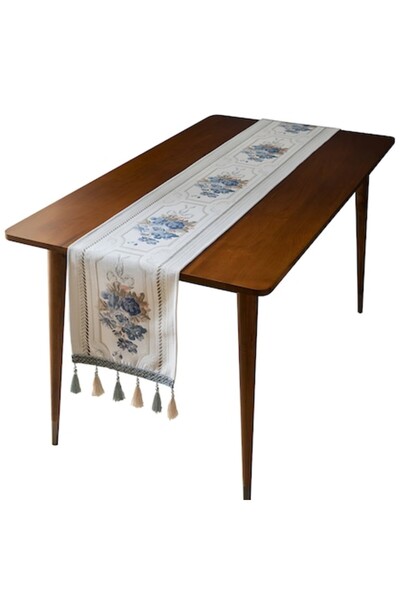 TopToday by C&S Napron Masa Elegant 33x200 cm Boutique Deluxe, Bumbac Si Poli...