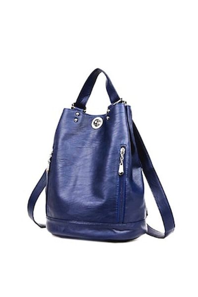 OEM Women's backpack-style bag, medium size, modern design, premium ecological leather, , na