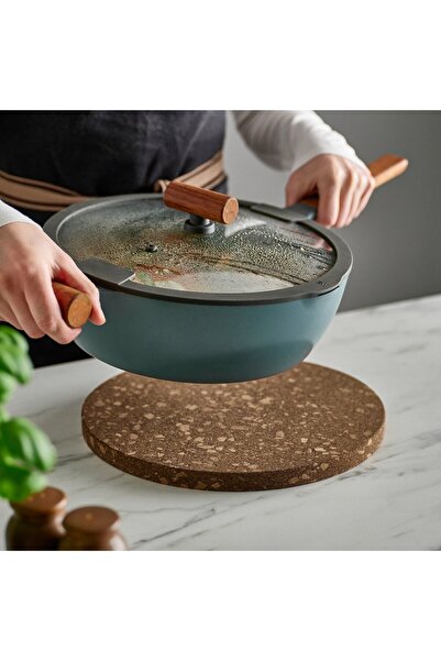 IKEA HEAT Pot Stand, Dark Brown, 29 cm