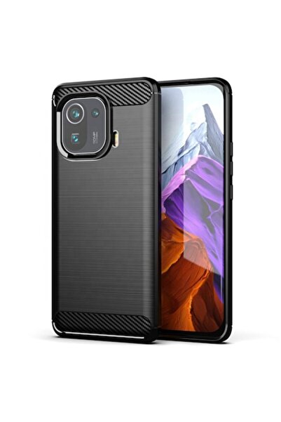 Dali Husă de protecție compatibilă cu Xiaomi Mi 11 Pro, silicon carbon, neagră