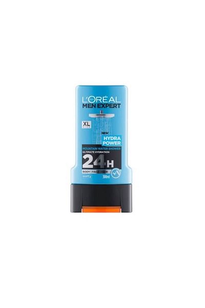 L'Oreal Paris Gel de dus pentru barbati, L'Oreal Men Expert Hydra Power, Ultimate Hydration, 3in1, 300ml