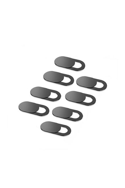 Dali Set protectii pentru webcam, laptop si PC, 8 piese, Negru